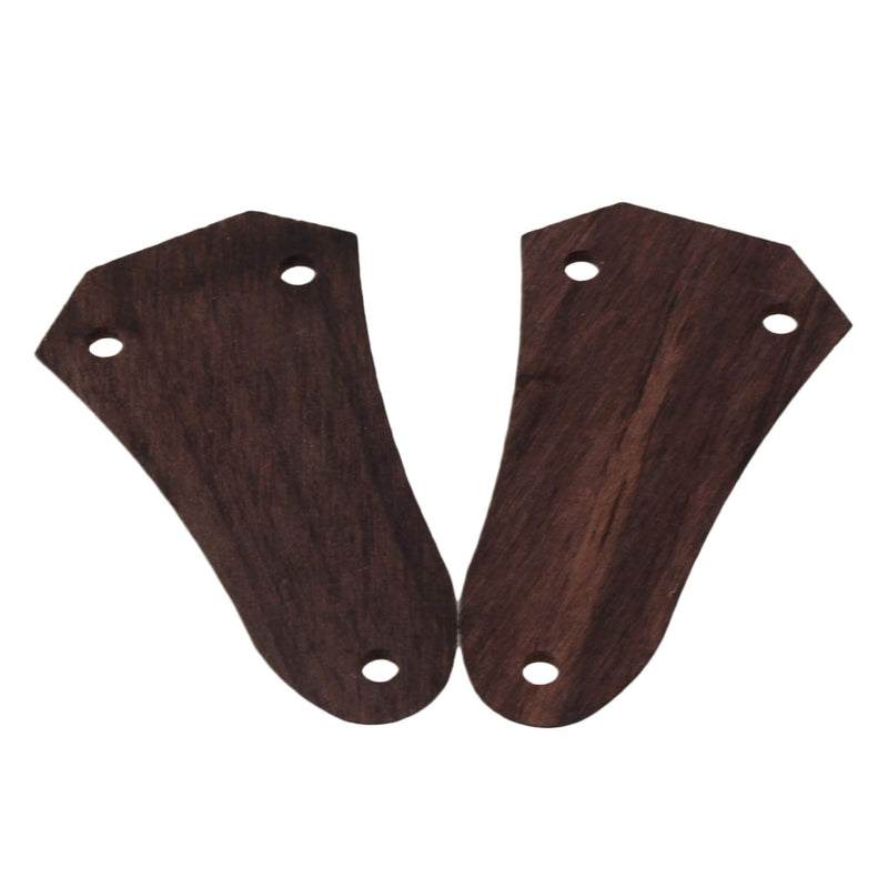 Yibuy Electric Guitar Truss Rod Cover Plate Rosewood Pack of 2