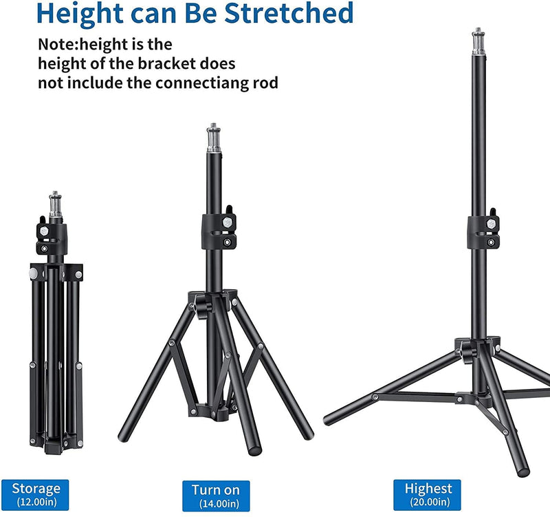 [AUSTRALIA] - Pixel Tripod for iPhone 20inch Cell Phone Stand Video Recording Vlogging/Streaming/Photography, Smartphone Tripod Stand, Sturdy and Lightweight Stand 