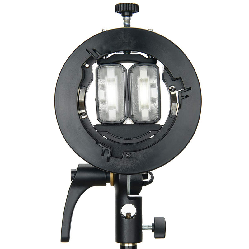[AUSTRALIA] - Godox S2 Bowens Mount S-Type Flash Bracket with E Speedlite Holder for Godox V1 V860II AD200 AD200Pro AD400Pro TT350 TT685 Speedlite Strobe Flash 