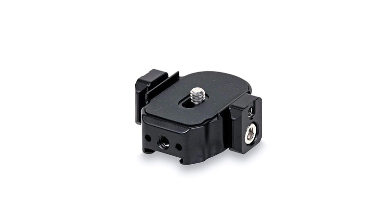 Tilta Battery Handle Base Accessory Mounting Bracket | Compatible with DJI RS2 Gimbal | Features NATO Rails for Mounting Handles, Threads for Accessories | TGA-BHB