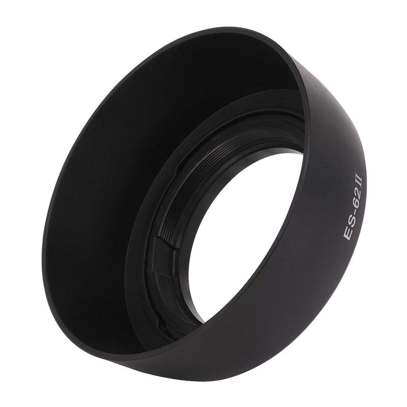 Haoge Reversible Camera Lens Hood Compatible with Canon EOS EF 50mm f/1.8 II Lens Replaces Canon ES-62