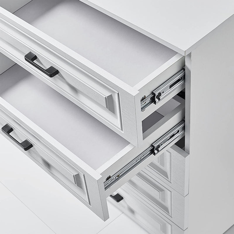 MroMax 10-Inch Drawer Slides, Full Extension Ball Bearing Slide Track Rail 45mm Wide 100lb Capacity Silver Tone 1 Pair