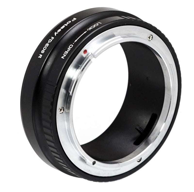 Fotasy Canon FD Lens to Canon EOS RF Mount Metal Adapter, FD EOS R Adapter, fits Canon FD Mount Classic Manual Lense & Canon EOS R Mirrorless Camera EOS R/RP/Ra / R5 / R6 FD - EOS R