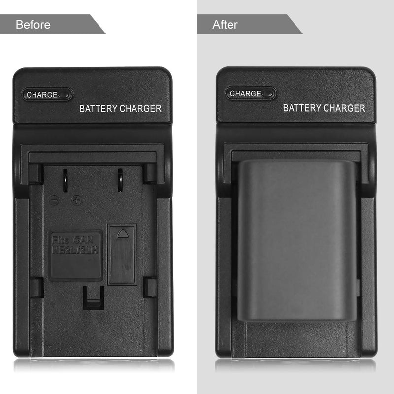 NB-2L NB-2LH NB-2L12 NB-2L14 NB-2L24 Battery Charger CB-2LE CB-2LT for Canon DC301, DC310, DC320, DC330, DC410, DC420, Digital Rebel XTi, Elura 40MC, Elura 50, Elura 60