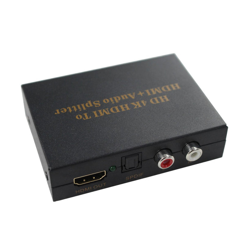 [AUSTRALIA] - 4Kx2K HDMI Audio Extractor Hdmi to HDMI (Spdif+R/L) Audio Splitter ARC Converter Box Audio Splitter with Pass/2.0ch/5.1 ch Audio Model Support DTS-HD 