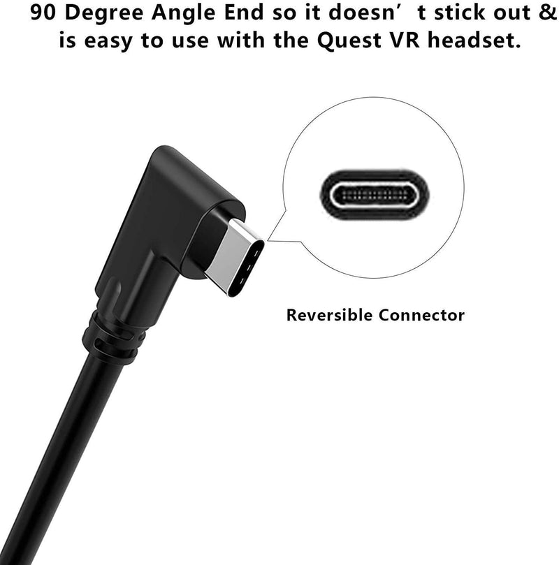 [AUSTRALIA] - Unidanho USB Link Cable 16FT(5M) 5Gbps USB 3.2 Gen1 3A High Speed Data Transfer & Fast Charging Cable Compatible for Oculus Quest2/1 VR Headset 