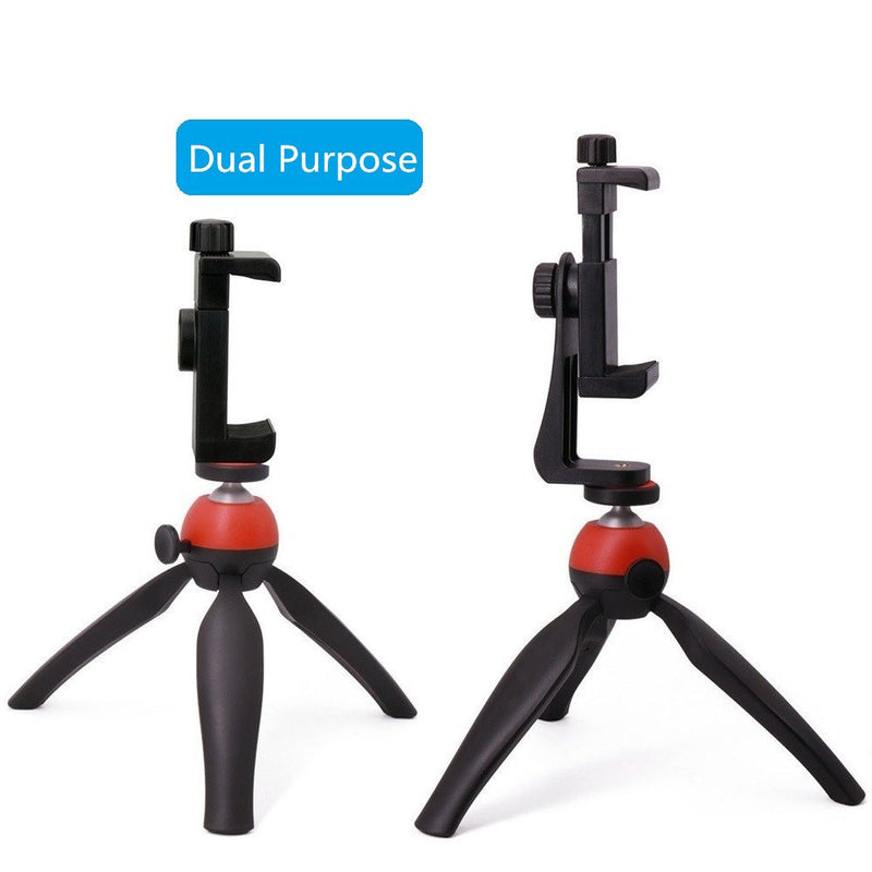 Phone Tripod Mount with Remote 360 Rotation Smartphone Holder Adapter Compatible with iPhone 11 Pro Xs Max XR X 8 7 6 6s Plus Samsung Nexus