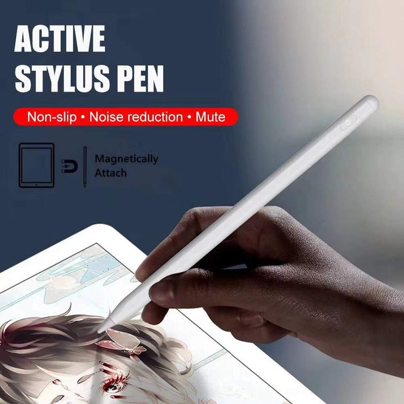 Stylus Pen for iPad with Palm Rejection, Active Pencil Compatible with (2018-2020) Apple iPad Pro (11/12.9 Inch),for iPad 6th/7th/ Mini 5th/iPad Air 3rd Gen for Precise Writing/Drawing Black