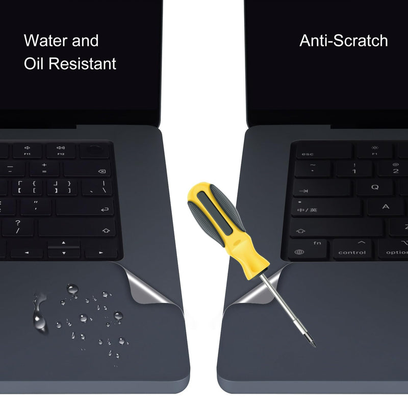 Palm Rest Cover for 2023 Apple MacBook Air M2 Chip 15.3 Inch A2941 Laptop, MacBook Air 15 Trackpad Protector, MacBook Air M2 Wrist Rest Protective Skin Stickers Decals - Midnight MacBook Air 15.3" A2941(2023+)