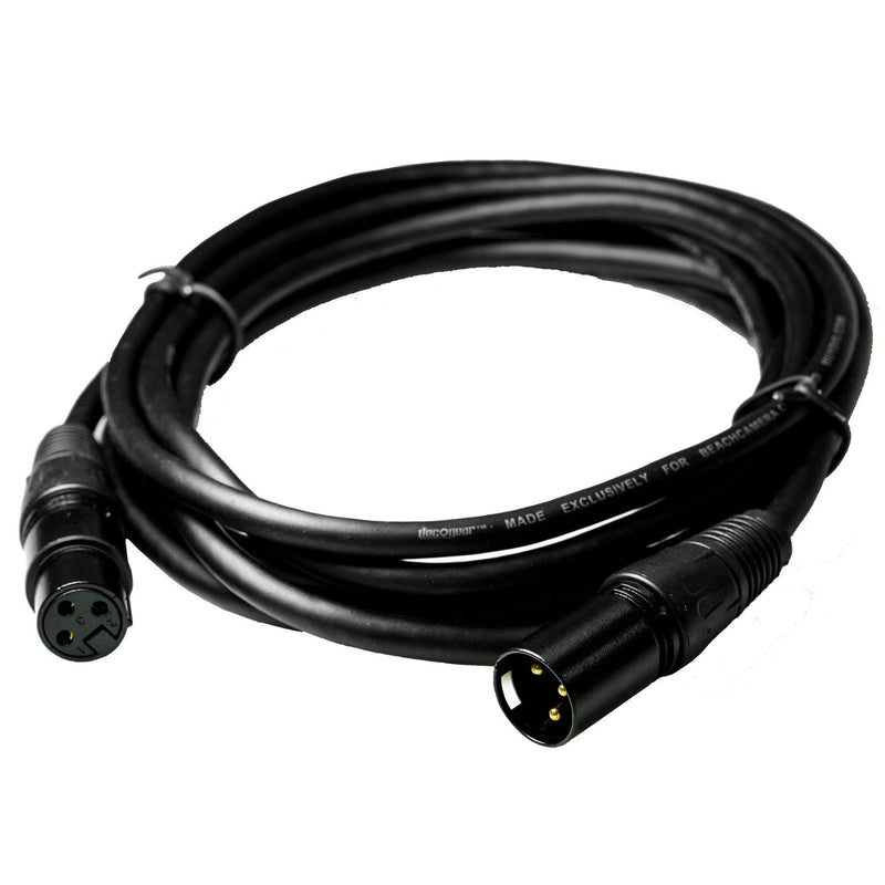 [AUSTRALIA] - Deco Gear XLR 10' Male to XLR Female 16AWG Gold Plated Cable 1-Pack 