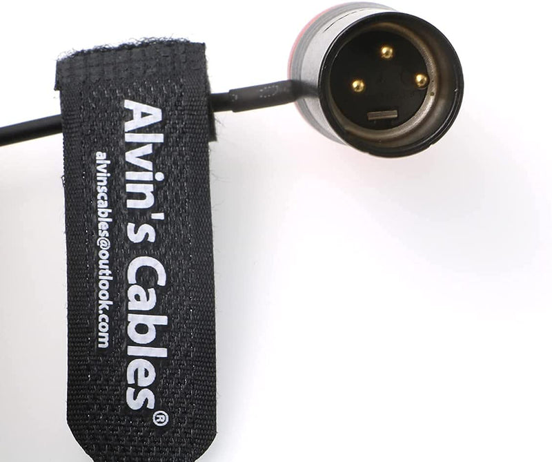[AUSTRALIA] - Low-Profile Audio-Cable for Sennheiser-EK-2000 XLR 3-Pin Male to Locking-3.5mm-TRS Right-Angle Balanced Cable for Sound Devices 633 688 Zaxcom Zoom Alvin's Cables Red 