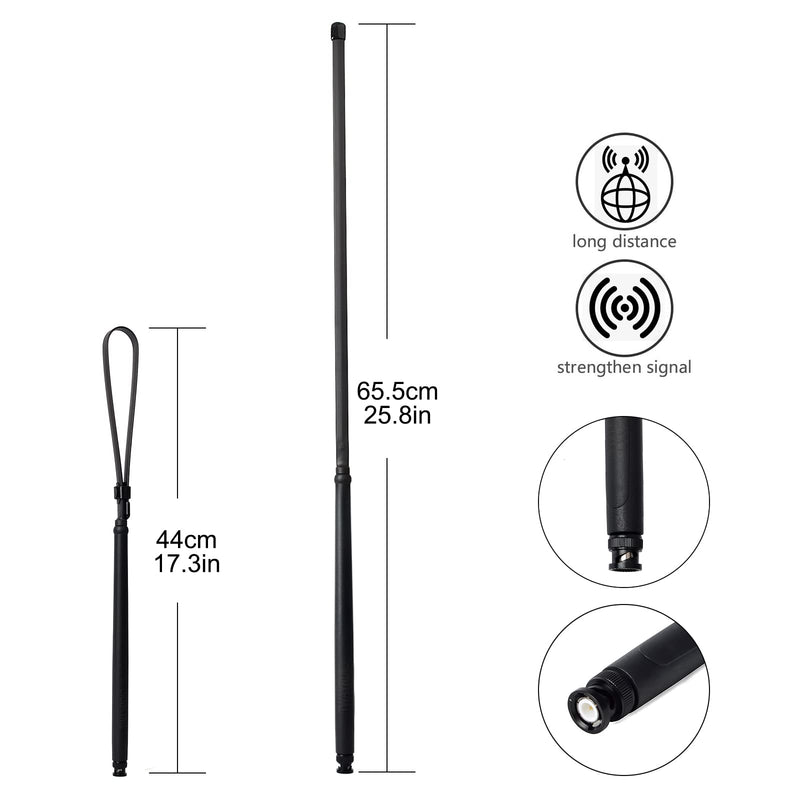 [AUSTRALIA] - TWAYRDIO CB Antenna 27MHz 11Meter BNC Scanner Antenna for Cobra Midland Uniden Handheld CB-Way Radios 
