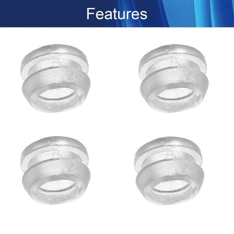 Auniwaig 50Pcs Rubber Grommet 6mm Inner Dia Armature Rubber Hole Grommet O Ring Oil Resistant Rubber Wire Grommets for Wiring Cable