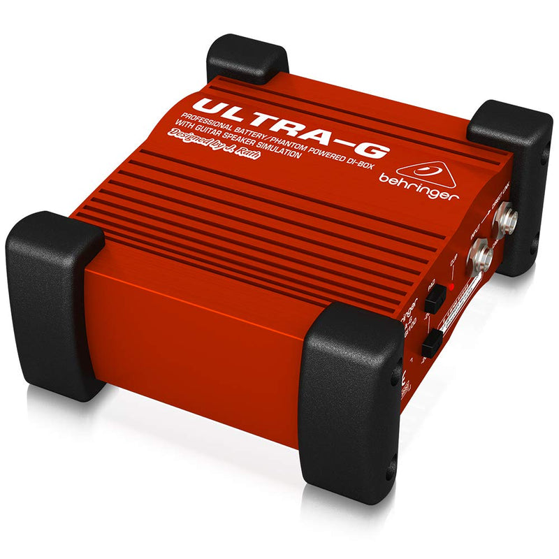[AUSTRALIA] - Behringer Ultra-G GI100 Professional Battery/Phantom Powered DI-Box with Guitar Speaker Emulation 