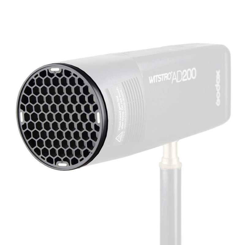 Godox AK-R15 Honey Comb Grid, Compatible with Godox V1 Flash Series, V1-S, V1-C, V-1N, use with Godox H200R Round Flash Head, AD200 Pro, AD200