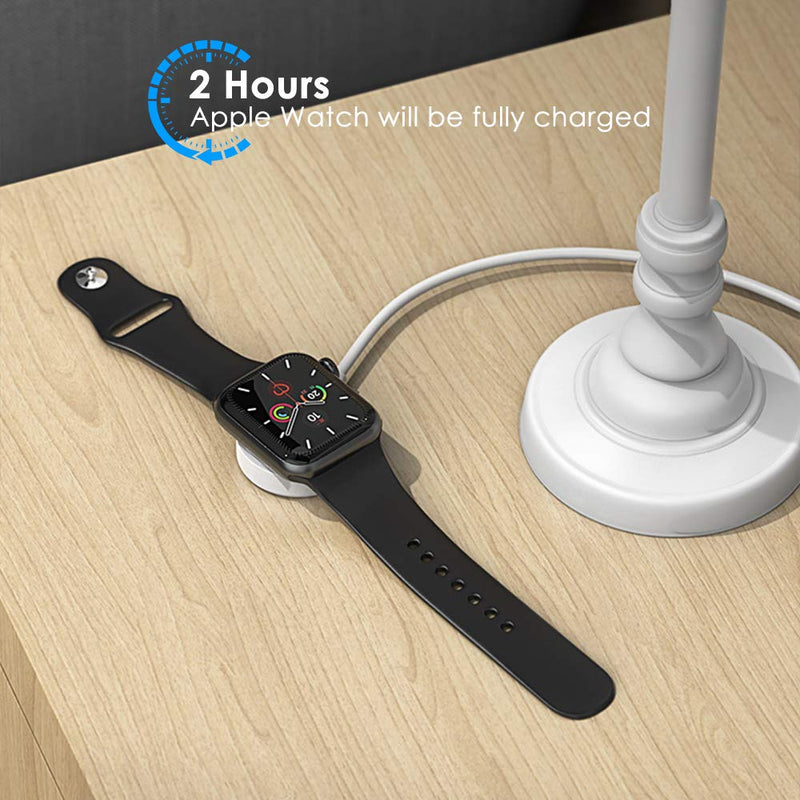 Watch Charger for Apple Watch Portable Universal Wireless Magnetic Charger Charging Cable Supports Fast Charging Suitable for Apple Watch Series 6 SE 5 4 3 2 1