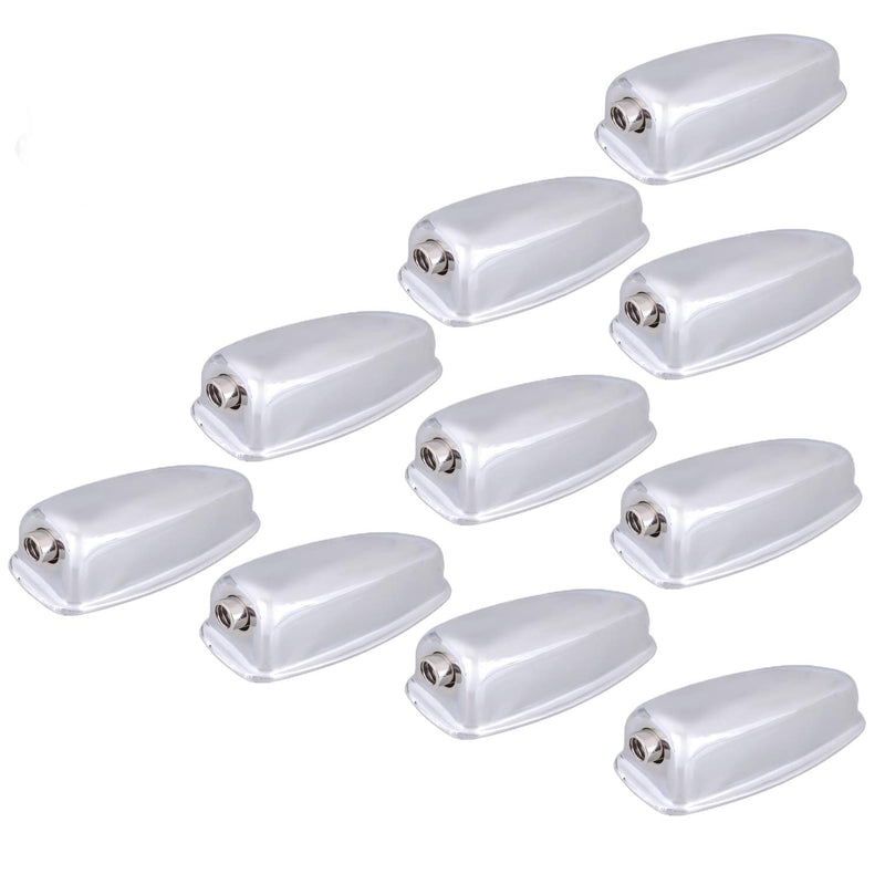 53x24x22mm Drum Claw Hook 10pcs Iron Oval Shape Drum Claw Hook for Bass Drums & Snare Drum,Silver