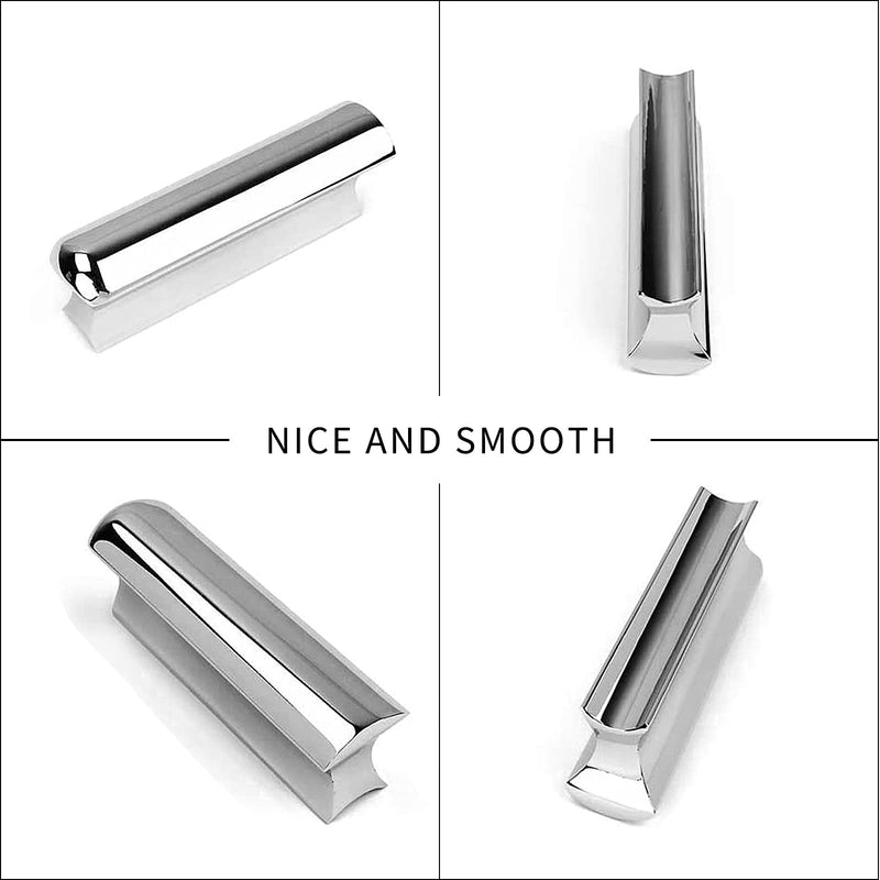[AUSTRALIA] - Cheerock Steel Guitar Slide Dobro Hawaiian Guitar Lap Steel Guitar Bar Slide Electric Guitar Accessories-Chrome 