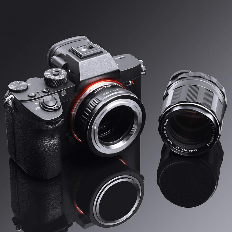 M42 to e Mount, K&F Concept Lens Mount Adapter M42 Lens to Sony NEX E-Mount Camera for Sony Alpha NEX-7 NEX-6 NEX-5N NEX-5 NEX-C3 NEX-3 M42-NEX