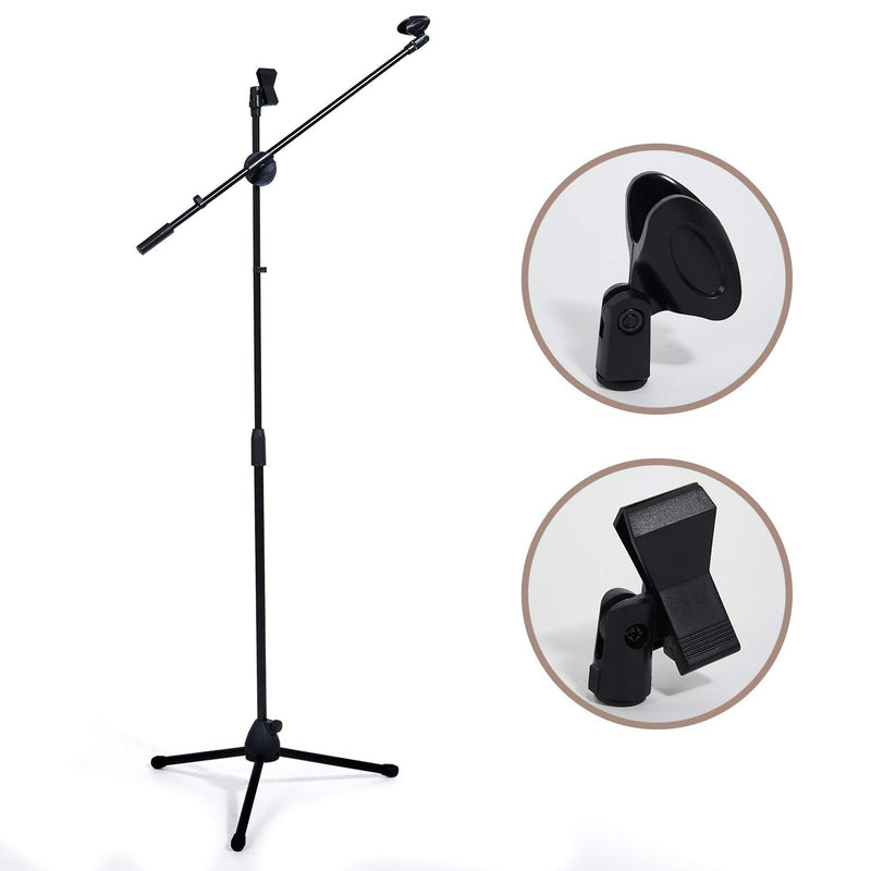 Microphone Stand Boom with Free Adjustable Clips Microphone Stand