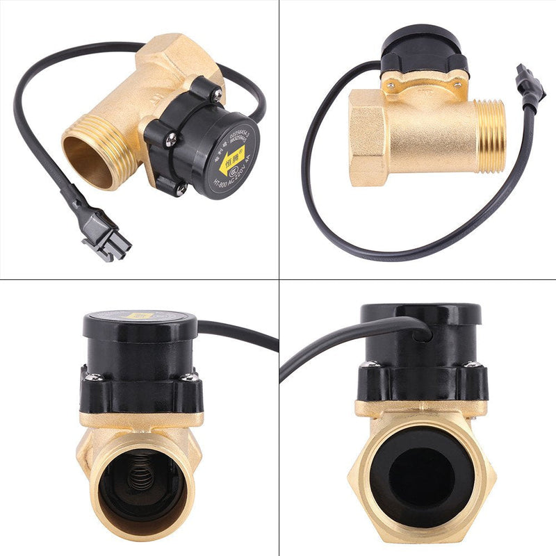[AUSTRALIA] - Water Flow Switch HT-800 220V G1 Thread Water Pump Flow Sensor Magnetic Automatic Control Switch 