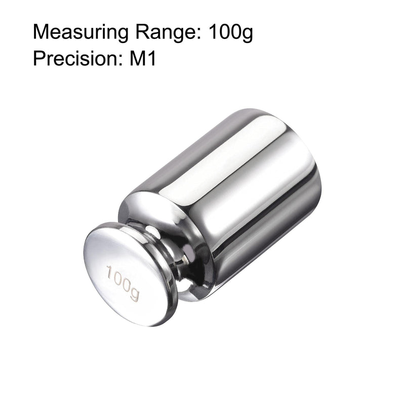 uxcell Gram Calibration Weight 100g M1 Precision Stainless Steel for Digital Balance Scales