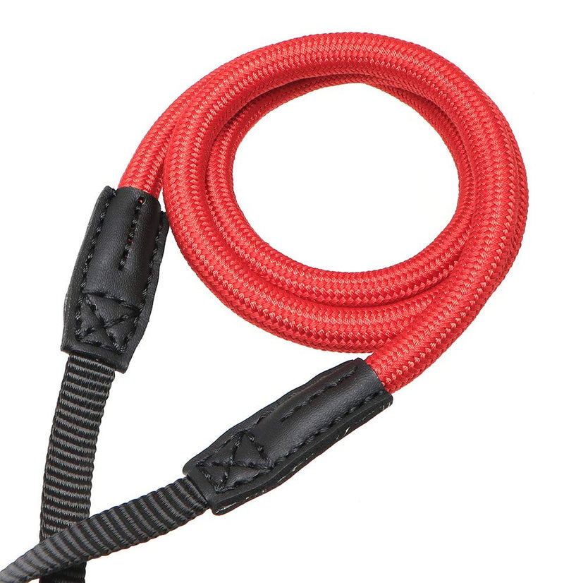 HITHUT Quick Release Camera Neck Strap Shoulder Strap Belt for Mirrorless Digital Cameras Climbing Rope with Quick Release QD Loops Connector with O-Ring Adjustable Length 30-53inch Red