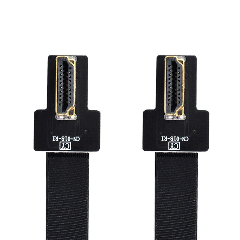 [AUSTRALIA] - Xiwai CYFPV Dual 90 Degree Right Angled HDMI Type A Male to Male HDTV FPC Flat Cable for FPV HDTV Multicopter Aerial Photography (0.8M) 