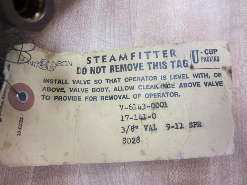 Johnson Controls V-3000-1 Pneumatic Valve Actuator, 3 to 13 Spring