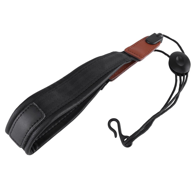 Deluxe Universal Adjustable Soft Padded Leather Alto Saxophone Neck Shoulder Strap Musical Instrument Accessories with Metal Hook for Saxophones Horns Bass Clarinets Basoons Oboes and More