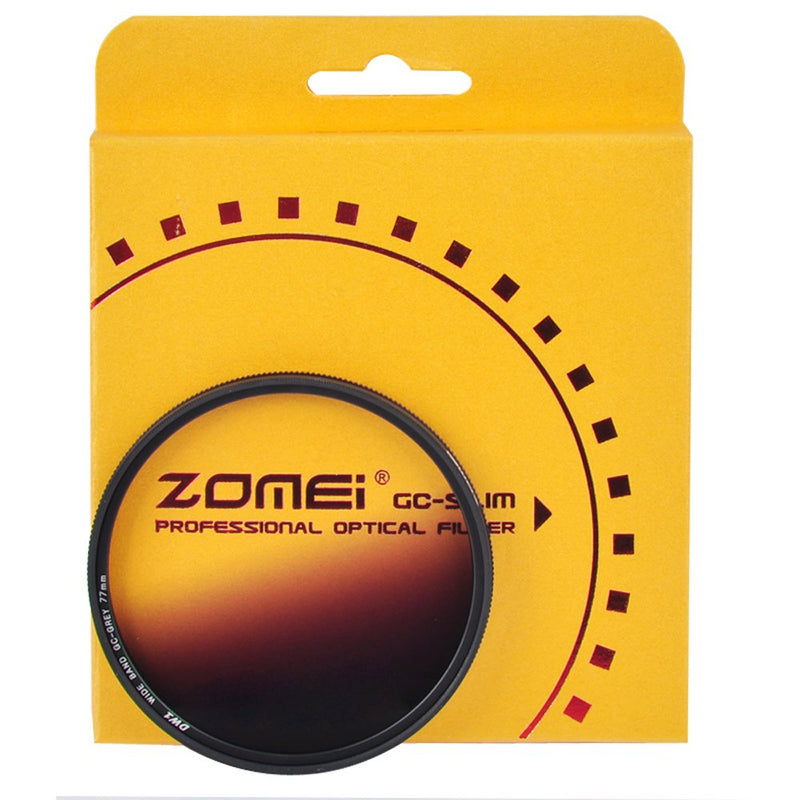 ZoMei 77mm Ultra Slim Graduated Neutral Density Filter Gray Slim Gray 77mm