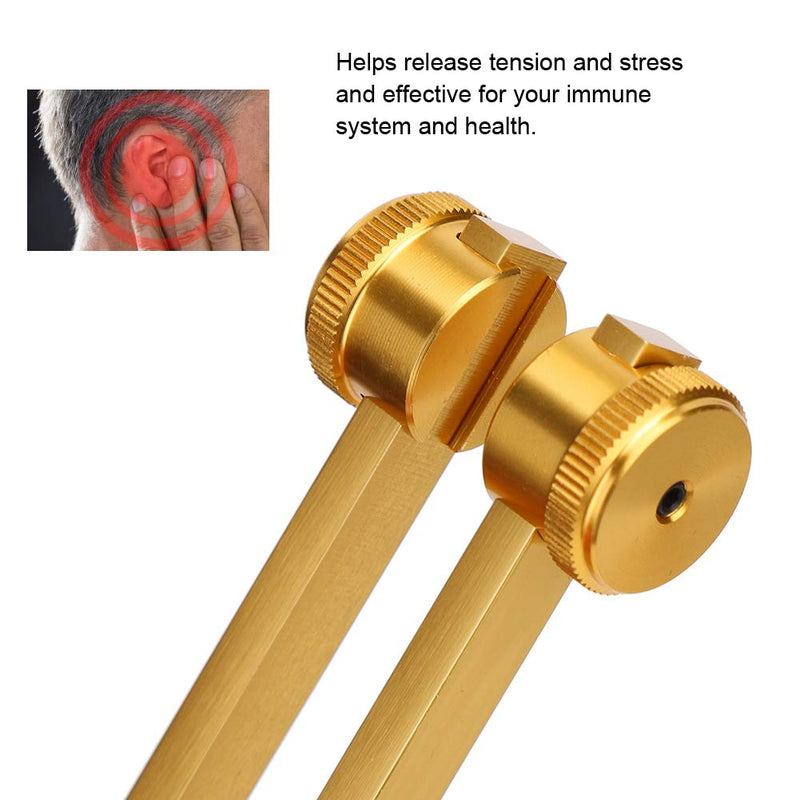 Yinhing Tuning Fork,32HZ Aluminum Alloy Tuning Fork with Hammer and Soft Storage Bag, Care Tool for Release Pressure