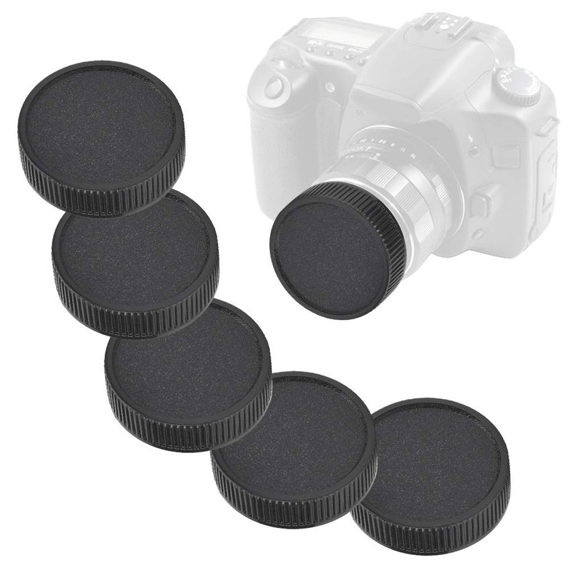 Camera Rear Lens Cap, 5Pcs Plastic Rear Lens Cap, Anti-dust Rear Lens Cover Suitable for M42 Camera