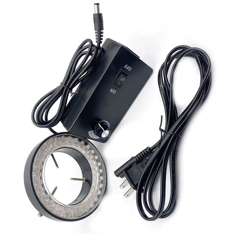 Kiro&Seeu 60-LED Adjustable Ring Light Illuminator Lamp for Stereo Zoom Microscope