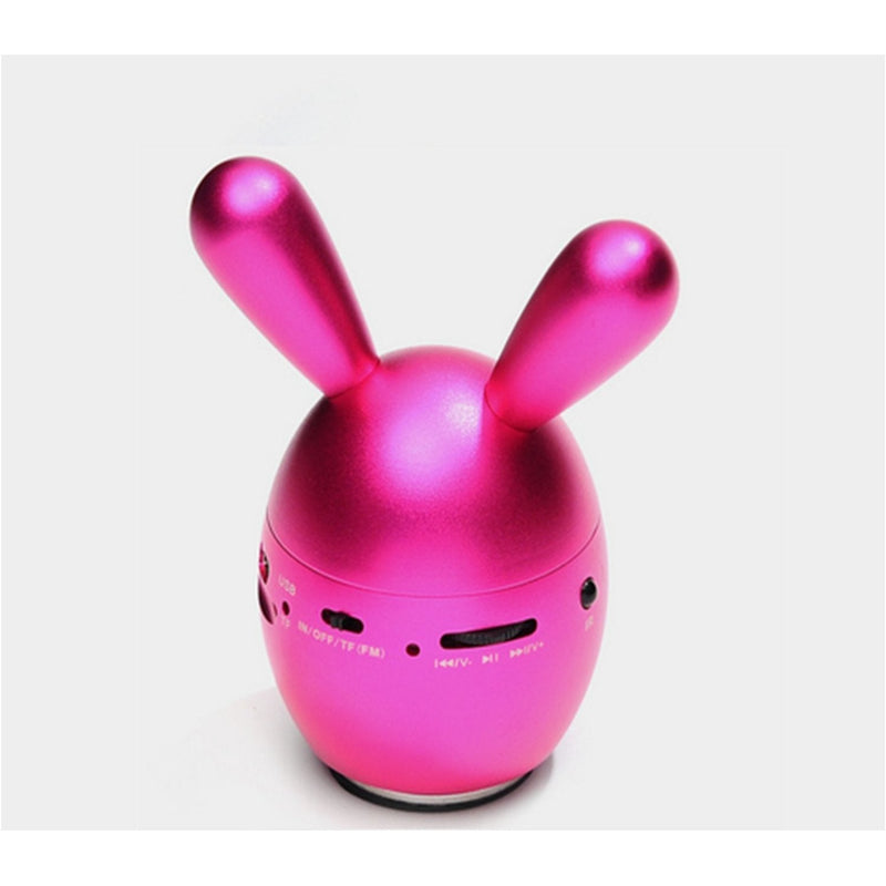 Vibe-Tribe Bunny: Compact Vibration Speaker & MP3 Player with SD-Card MP3 Reader, FM Radio and IR Remote Control