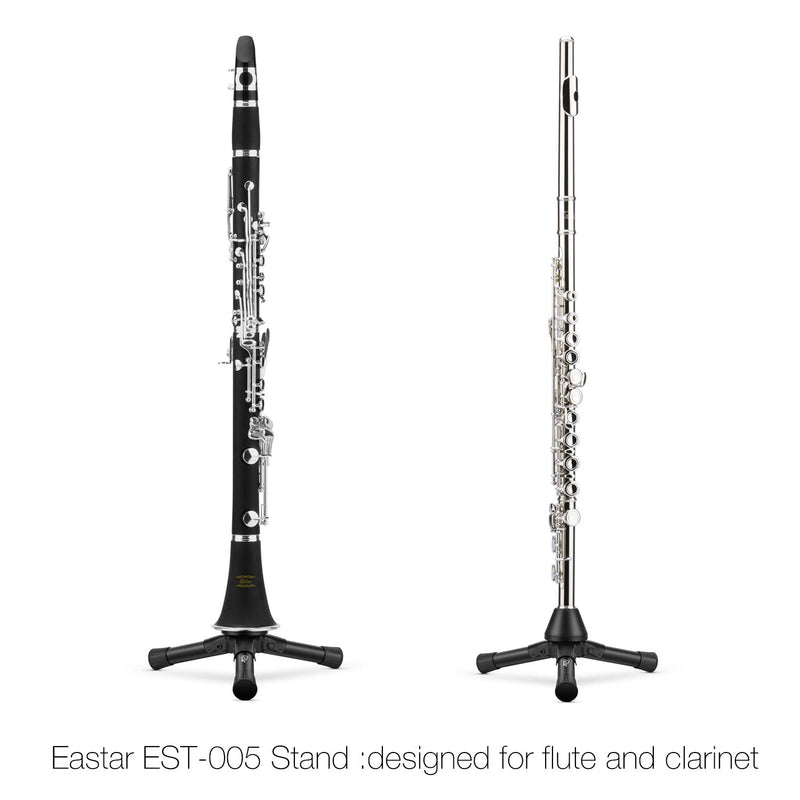 Eastar EST- 005 Flute Stand/Clarinet Stand, Portable Tripod Stand Holder for Flute Clarinet Oboe Wind Instrument