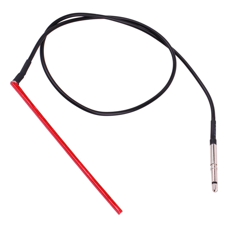 Ultrathin Red Pickup Under-Saddle Passive Piezo Film Pickup Sticks for Acoustic Guitar with Plug