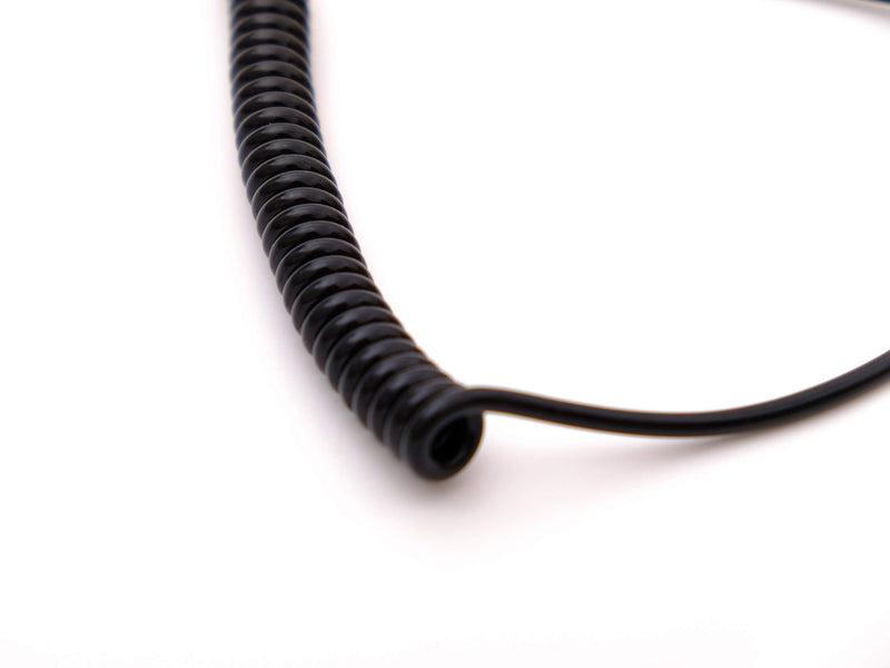 DC 5.5/2.5mm to Female 4pin Hirose Power Cable Coiled Cable for SmallHD DP7,AC7-OLED Monitor