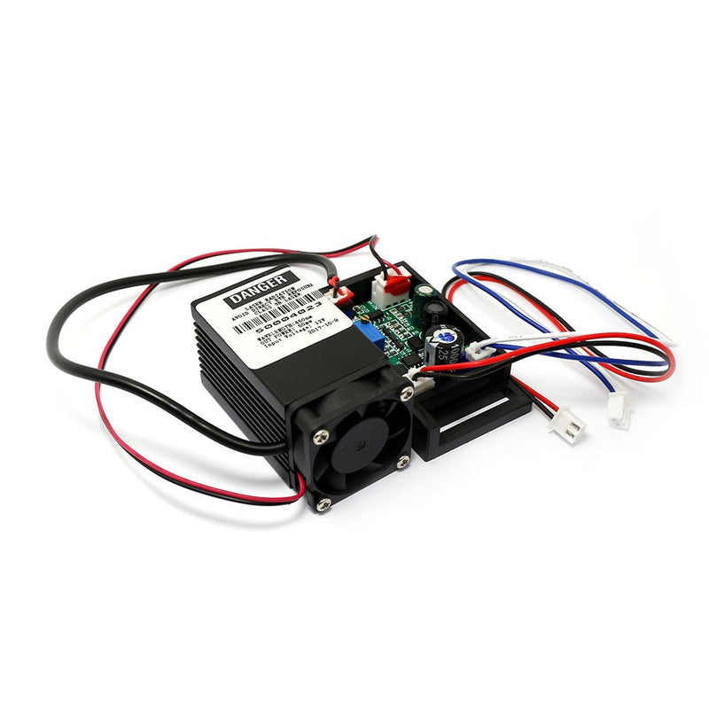 Industrial Blue Lasers 445nm 447nm 450nm 50mw Dot Diode Module w/Driver Out and TTL & Fan Cooling