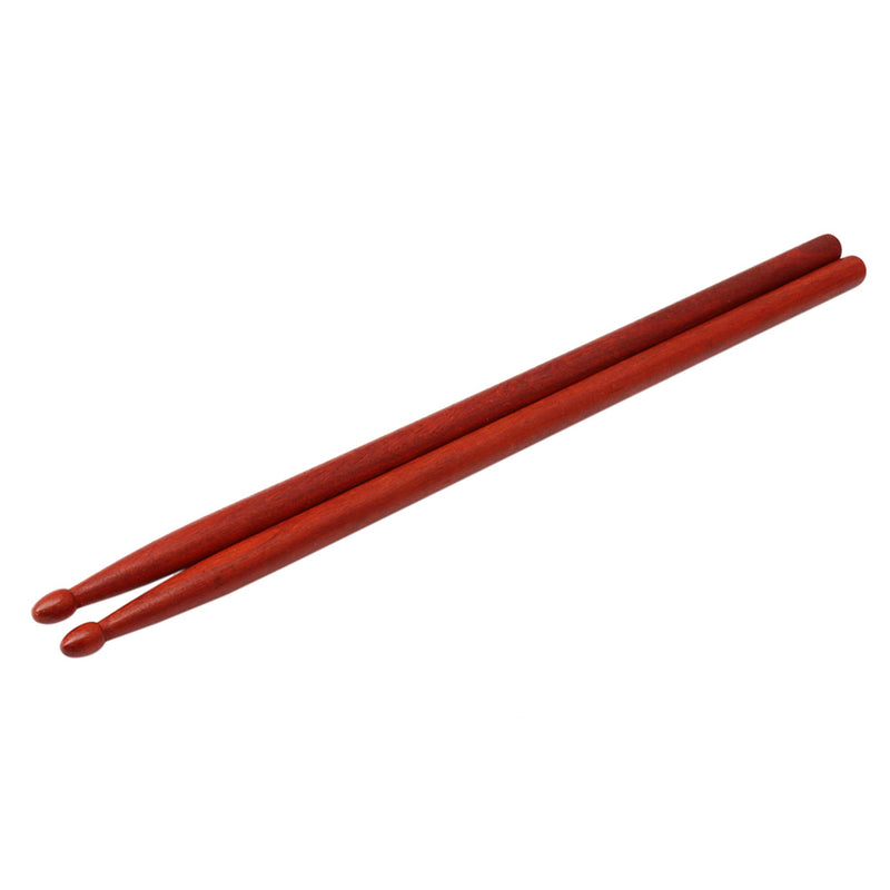 lovermusic 2PCS Red Rosewood Drum Sticks 5A with Wood Tip Replacement for Musical Instrument Parts