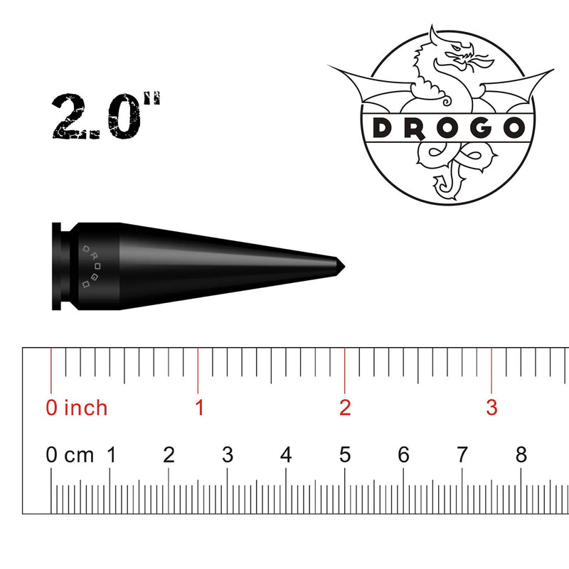 DROGO 2" Tougher Replacement Antenna for Mini Countryman 2011-2016 | FM/AM Reception Enhanced | Tough Material Creative Design - Stealth Black