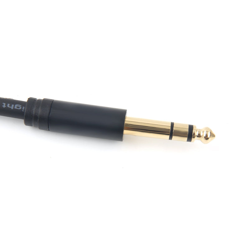 [AUSTRALIA] - SiYear Profession 6.35mm (1/4inch) TRS Male Plug to 2 Dual XLR Male Microphone Stereo Unbalanced Audio Converter Adapter Y Splitte Cable Cord （5FT/1.5M) 6.35-2XLRM-1.5M 