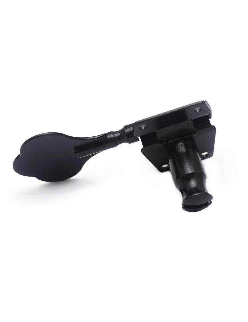 [AUSTRALIA] - Metallor Vintage Open Gear Machine Heads Tuners Tuning Pegs 4 In Line Right Hand Guitar Parts replacement for P Bass J Bass Black 4PCS 4R-Black 