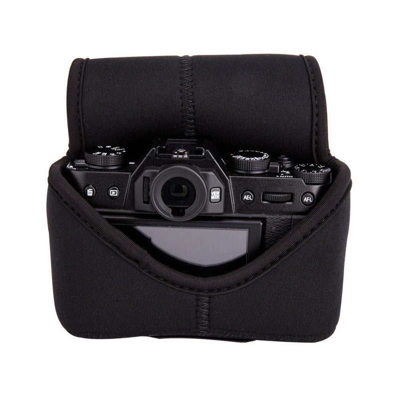 JJC Neoprene Camera Case Protective Sleeve Pouch for Fuji Fujifilm X-T30 X-T20 X-T10 + XF 18-55mm f2.8-4/XF 16mm f1.4 Lens for Canon EOS M50 M6 Mark II M5 + EF-M 15-45mm/EF-M 18-55mm Lens & More M Size