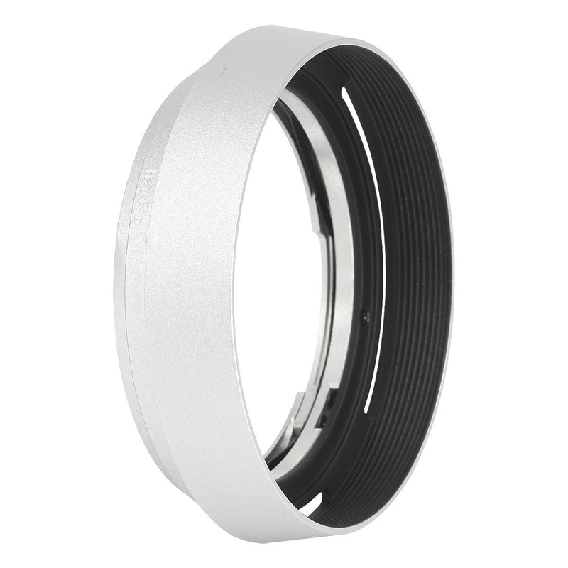Haoge LH-ZM36 Bayonet Metal Round Lens Hood Shade Compatible with Carl Zeiss Distagon T 1.4/35 35mm f1.4 f/1.4 ZM Lens Silver Round - Silver
