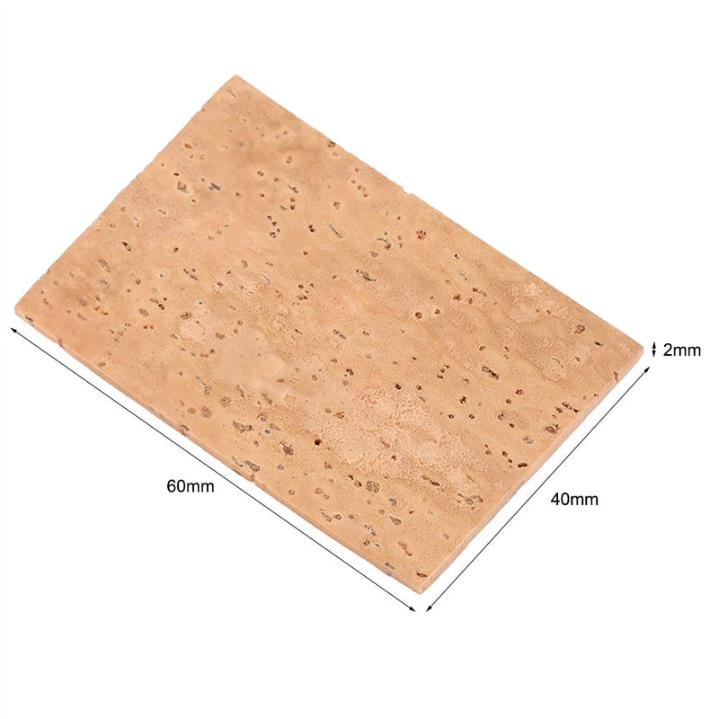 10PCS Saxophone Neck Cork Neck Cork Sheet Use for Soprano Tenor Alto Sax Parts Cork Instrument Replacement