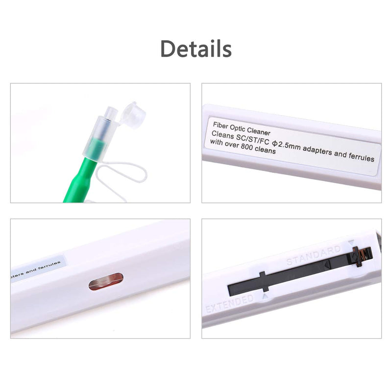 [AUSTRALIA] - FTTH Fiber End-Face Cleaner 2.5mm Optical Fiber Cleaning Pen for Cleaning The Ferrule of SC/FC/ST connectors. 