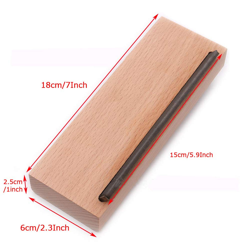 ACCOCO Large Guitar Fret Beveling File Guitar Cutting Edge Tool for Fret End Dressing