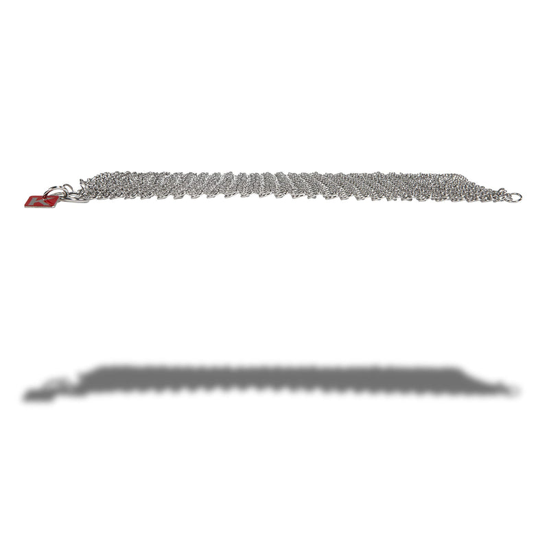 Knapp Made CM Scrubber 9"x6" Small Ring Chainmail Scrubber - For Cast Iron, Stainless Steel, Hard Anodized Cookware - Cast Iron Cleaner