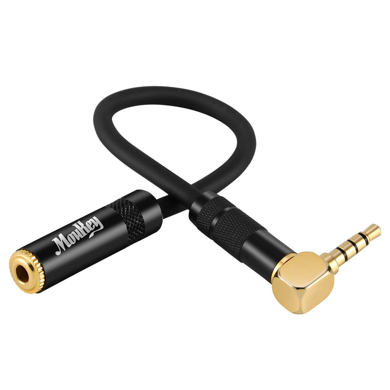[AUSTRALIA] - Moukey MMc-1 3.5mm TRS (Female) Microphone Adapter Cable to TRRS (Male) for iPhone and Android Smartphones 